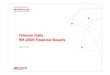 Telecom Italia 9M 2009 Financial Results 2020-05-04آ  2 MARCO PATUANO TELECOM ITALIA GROUP 9M 2009 Results