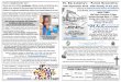 St. Bernadette’s Parish Newsletter€¦ · St. Bernadette’s -Parish Newsletter Are you visiting our Parish or have you ... There are many ways to help by donating your time, money,