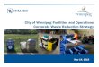 City of Winnipeg Facilities and Operations Corporate Waste Reduction Strategy · 2015-06-24 · City of Winnipeg Facilities and Operations Corporate Waste Reduction Strategy May 14,