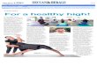 YOGA WAY For a healthy high! - Quest Global · reap continuous benefits." Suchitra Ayopadhya, who was practising yoga, shifted to 'Power Yoga' because it was giving her n drenaline