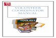 VOLUNTEER COORDINATOR MANUAL · on some of your tasks. Make it a team effort if possible. Have good boundaries. Remember that your role as volunteer coordinator is different than
