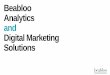 Beabloo Analytics and Digital Marketing Cloud-based Digital Marketing Platform enabling omni-channel