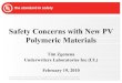 Safety Concerns with New Polymeric Materials · PV Polymeric Material Creep. ... This flow or creep of critical PV polymeric materials can result in a risk of shock, fire or mechanical