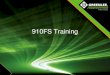 910FS Training - greenlee-cdn.ebizcdn.com Training VER 1.1.pdf · 910FS Training 910FS Optical Fusion Splicer •Core alignment, Simple user interface. •Capable of splicing single