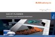 MiCAT PLANNER - Mitutoyo€¦ · MiCAT PLANNER COORDINATE AUTOMATIC PART PROGRAM GENERATION MEASURING MACHINES Bulletin No. 2221. 2 Part programs – easy, fast, automatic and reliable