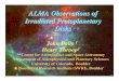 ALMA Observations of Irradiated Protoplanetary DisksALMA & irradiated disks 10 µµµµJy sensitivity & 10 mas resolution 3 mm 1.3 mm 850 µµµµm 450 µµµm 350 µµµµm Band 3