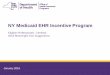 NY Medicaid EHR Incentive Program · NY Medicaid EHR IncentiveProgram Eligible Professionals - Dentists 2016 Meaningful Use Suggestions January 2016. Webinar Logistics. January2016