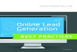 Online Lead Generation - organicabrand.comorganicabrand.com/wp-content/uploads/2014/06/8-Online-Lead-Gen-… · 8 Online Lead Generation Best-Practices // 3 BEST PRACTICE #3 Don’t