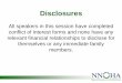 Disclosures - NNOHA...Disclosures All speakers in this session have completed conflict of interest forms and none have any relevant financial relationships to disclose forFundamentals