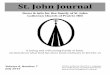St. John Journal - Amazon Web Servicesworshiptimesmedia.s3.amazonaws.com/files/2015/06/July-20151.pdf · St. John Journal A loving and welcoming family of faith, excited about what