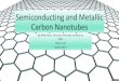 Properties of Semiconducting and Metallic Carbon Nanotubessrjcstaff.santarosa.edu/~yataiiya/4D/Properties of... · Biosensors a.k.a. ZNano-noses : Carbon nanotubes can be modified