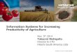 Information Systems for Increasing Productivity of Agriculture Information Systems for Increasing Productivity