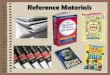 Reference Materials - Mrs. Warner's Learning Community · 2 Introduction: •We use reference materials to help us with our research or writing. •Reference materials give us factual