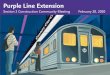 Purple Line Extension · The PLE project team is working to deliver the project consistent with Measure M. Purple Line Extension Section 2 Alignment 6. Section 2 Wilshire/Rodeo Station