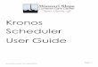 Kronos Scheduler User Guide - Skilled Nursing CareKronos Scheduler User Guide | v1.01 | Updated 2018/07/31 Table of Contents Section Page Kronos Schedule Basics Shift Codes 4 Job Path