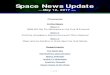 Space News Updatespaceodyssey.dmns.org/media/77432/snu_170512.pdf · 2017-05-12 · Space News Update — May 12, 2017 — Contents . In the News ... Mars, and it could be used to