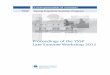 Proceedings of the YSSP Late Summer Workshop 2012 · Proceedings of the YSSP Late Summer Workshop 2012. International Institute for Applied Systems Analysis ... Assessment of future