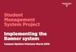 SMS Project Overview - Western Sydney University€¦ · SMS Project Overview The project involves the installation and delivery of a new student management solution that manages