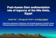 Post-Aswan Dam sedimentation rate of lagoons of the Nile ...conference.ifas.ufl.edu/emecs9/Presentations/Monday... · Post-Aswan Dam sedimentation rate of lagoons of the Nile Delta,