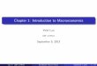 Chapter 1: Introduction to Macroeconomics › ~yluo › teaching › econ2220 › lecture1a.pdf · 2013-09-05 · In touch with data and research: developing and testing an economic
