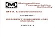 2000 - Manuals - MTA CONSTRUCTION GENERIC RESIDENT ...libraryarchives.metro.net/...mta-construction-resident-engineer-manu… · distribution list generic resident engineer (re) manual