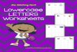 Lowercase LETTERS Worksheets - The Teaching Aunt 2018-11-04آ  The Teaching Aunt Lowercase LETTERS Worksheets
