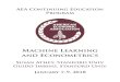 Machine Learning and Econometrics · Machine Learning and Econometrics Susan Athey, Stanford Univ. Guido Imbens, Stanford Univ. January 7-9, 2018 . Machine Learning 