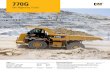 AEHQ6361-00, 770G Off-Highway Truck Specalog€¦ · Caterpillar uses the latest technology to validate the quality of its designs, metallurgy, welding and manufacturing processes