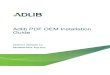 Adlib Installation GuidePDF installation, uninstallation, and licensing of the product. Users can also choose to install and modify Adlib Components individually, according to business