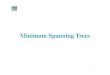 Minimum Spanning Trees - SKKU › files › algorithm_chap23-MST.pdf · A spanning tree whose weight is minimum over all spanning trees is called a minimum spanning tree, or MST