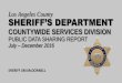 Los Angeles County SHERIFF’S DEPARTMENT · 2019-05-25 · Los Angeles County SHERIFF’S DEPARTMENT ... July - December 2016 Community Partnerships Bureau 0 1 2 Criminal Conduct