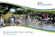 Bringing safe water testing to its ... - University of Bristol › engineering › media › aquatest › brochure.pdf · Lab-standard testing made as easy as boiling a kettle –