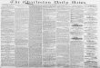 463. CHARLESTON, 1867~ - Chronicling America · VíasDUBLIN,amatterof indifference toEngland. April2_Tho dispatch from Cork rc- ... culture wasrejocted. Tho SuprsiiiO Courtcommencedbusiness