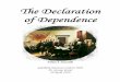 The Declaration of Dependence - WordPress.com€¦ · The Declaration of Dependence Sausville 1 Table of Contents. THESIS: The Declaration of Independence was not a pagan document