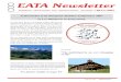EATA Newsletter...2 EATA Newsletter N 88, F EB. 2007 Editorial In this issue of the EATA Newsletter we present with pleasure two articles from members, that are stimulating in different
