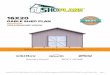 16X20 U S T O M E R S ATIS RATE FACTIO C N SHED PLAN · roof to protect the body of the shed from extreme weather conditions. The front door is 7’ 1/2” tall and 3’ 8” wide,