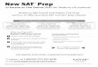 New SAT Prep - Roxbury School District · 2017-01-18 · Introducing New SAT Prep PLUS. Exclusive to PLUS: • s of one-on-one tutoring and 3 hour . personal coaching • Resources