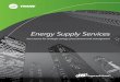 Energy Supply Services - Trane€¦ · the reliability of your energy source. We can help you address regulations, and achieve and exceed standards for energy conservation. Energy