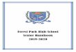 Forest Park High School Senior Handbook 2019-2020 · 5 TEST DATES September 14, 2019 October 26, 2019 December 14, 2019 February 8, 2020 April 4, 2020 June 13, 2020 July 18, 2020