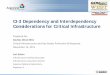 CI-2 Dependency and Interdependency Considerations for ...download.101com.com/gig/pdf/govsec2012sessions/CI-3_Eaton.pdf · Risk and resilience methodology development and assessment