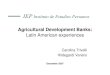 Agricultural Development Banks: Latin American experiences · 5.1 3.3 1.9 1.4 1.1 0.6 0.5 Colombia Paraguay Ecuador R. Dominicana El Salvador Panama Honduras Mexico Countries Agriculture