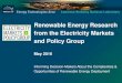 Renewable Energy Research from the Electricity Markets and ... · LBNL Project pricing for utility-scale PV 2015 UW Madison Characteristics of low-priced PV systems 2016 LBNL Statistical