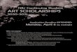 NIU Continuing Student ART SCHOLARSHIPS€¦ · * Portfolio of 5 pieces of artwork. Peg Bond Art Education Scholarship (Apply-to) * Awarded by the Art Education faculty to an undergraduate
