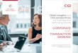 CORPORATE AND TRANSACTION BANKING - CGI FI BANKING 4 CLIENT INSIGHTS INDUSTRY TRENDS ... Increasing