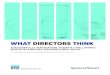 WHAT DIRECTORS THINK - Spencer Stuart › ... › what-directors-think-2016_0420… · WHAT DIRECTORS THINK SUCCESSFULLY NAVIGATING TODAY’S CHALLENGES ... disruption/ innovation