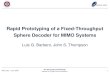 University of Ottawa - Rapid Prototyping of a Fixed-Throughput Sphere Decoder for MIMO ...sloyka/sphere0610.pdf · 2006-10-10 · The University of Edinburgh Institute for Digital