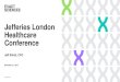 Jefferies London Healthcare Conference Scienc… · Capturing a multi-billion dollar U.S. market opportunity 106M 5.2 % U.S. screening market for Cologuard* $18B 3Q16 3Q19 Market