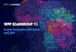 WPP SCANGROUP Plc · DATA-DRIVEN MARKETING CEO CMO CIO. 6 OUR INDUSTRY IS FACING STRUCTURAL CHANGE, NOT STRUCTURALDECLINE ... Small Businesses 1 Mil Small Business advertisers on