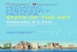Division of Emergency Medicine Department of Continuing ... · PEDIATRIC EMERGENCY MEDICINE STATE OF THE ART Description This course in Pediatric Emergency Medicine, presented by
