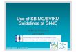 Use of SBIMC/BVIKM Guidelines at GHdC › media › docs › 51st Symposium › Xavier...Use of SBIMC/BVIKM Guidelines at GHdC Dr Xavier Holemans 22/11/2018 GRAND HÔPITAL de CHARLEROI